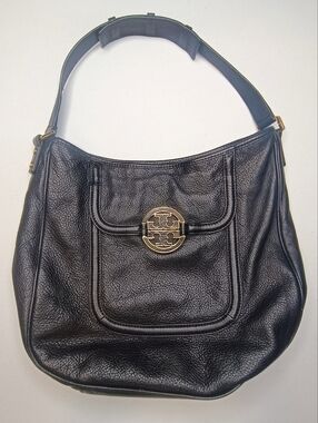 Tory Burch Amanda Hobo Leather Shoulder Bag – Classic Designer Purse